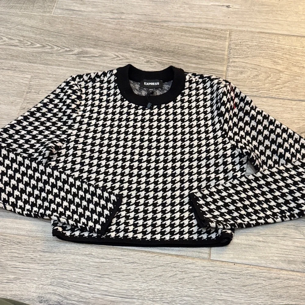 Express Houndstooth Sweater